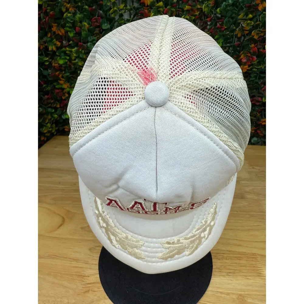 Texas A&M Aggies NCAA Moja Innovations‎ Vintage 80s Hat Embroidered White Maroon